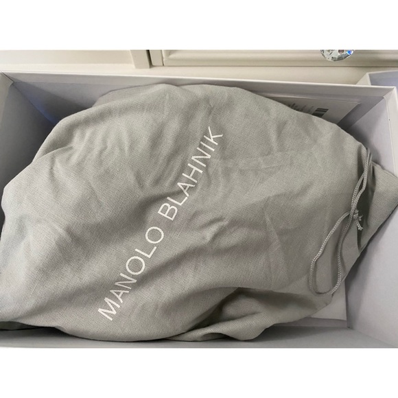 Manolo Blahnik Hangisi 70mm heel🤍flesh satin🤍 - Picture 7 of 7